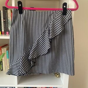 H&M Ruffle Detail Mini Skirt